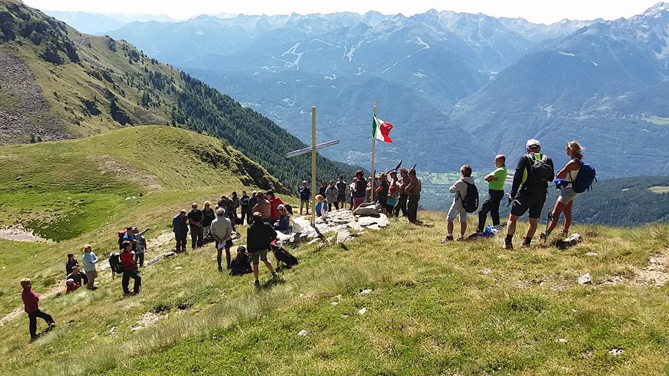 Gli Alpini di Teglio in cammino fino al Meden