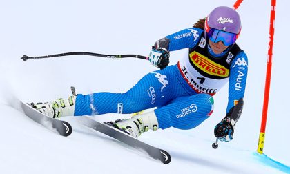 Elena Curtoni decima nella discesa di Crans-Montana