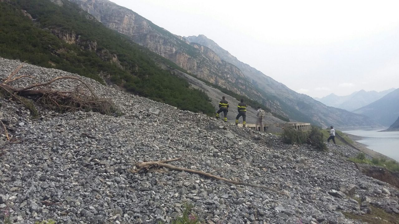 Paura a Livigno per la frana – LE FOTO