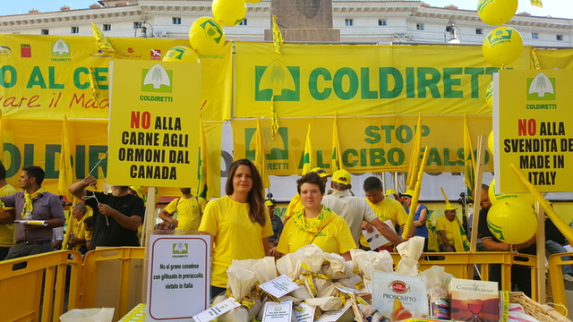 L’iniziativa #stopCETA di Coldiretti: Valtellina presente