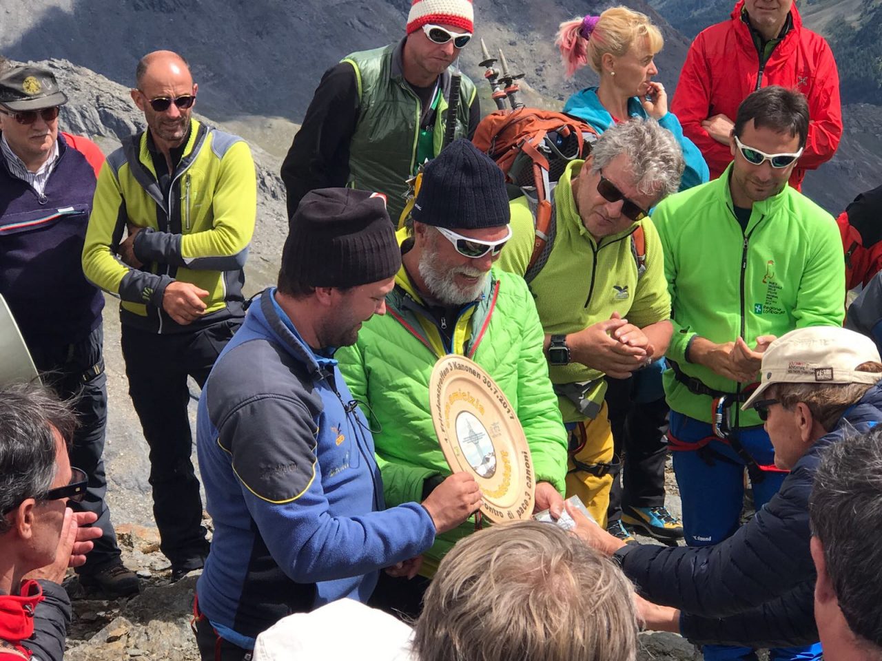 Cai Valfurva, commemorazione al Cevedale