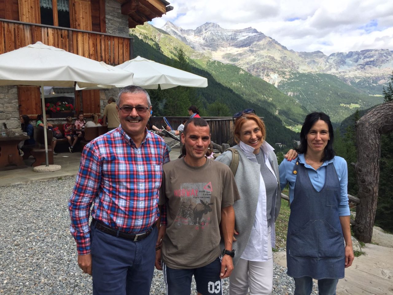 Il presidente della Rai Maggioni in Valmalenco