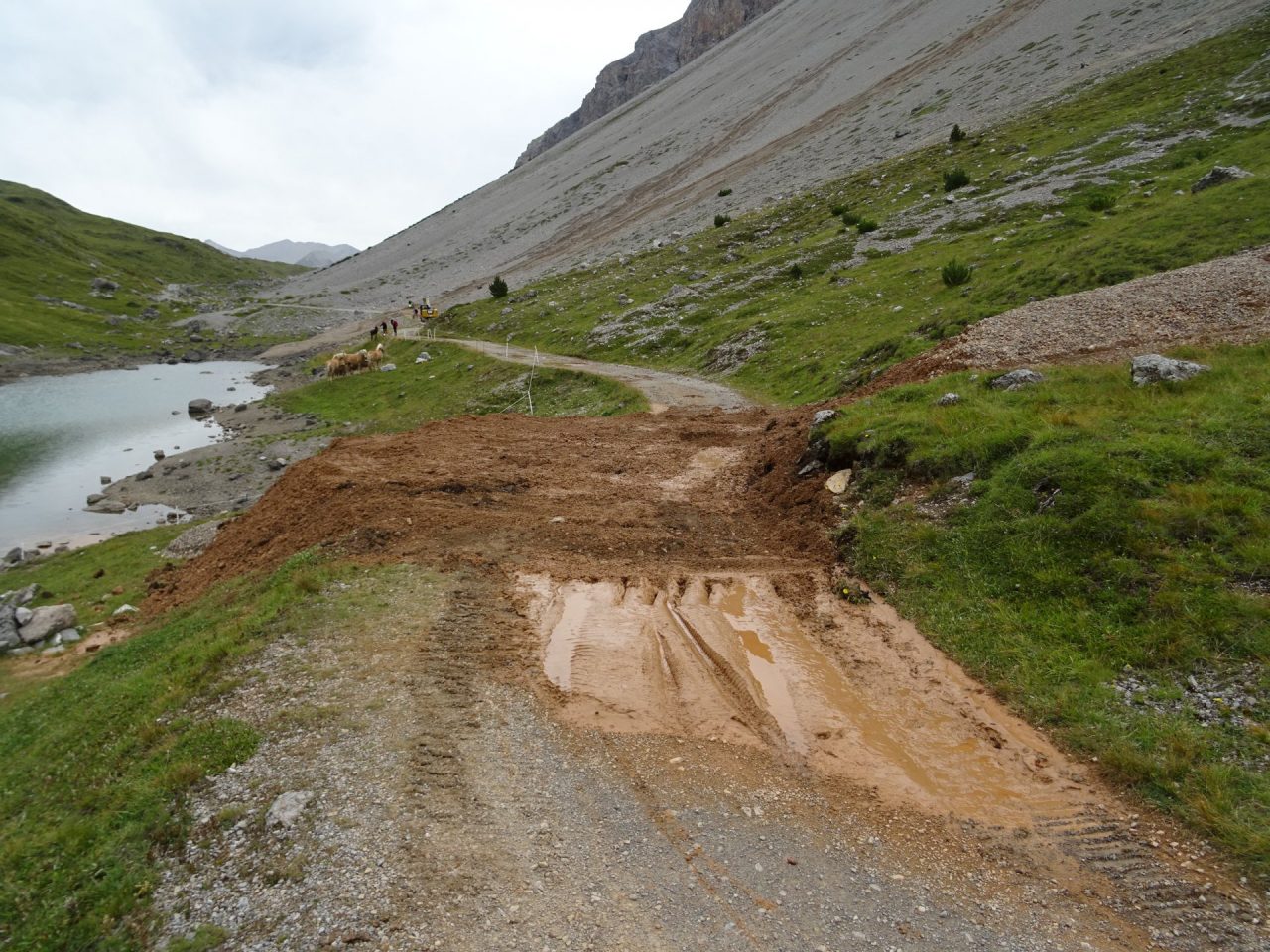 Valdidentro, bonifica nella zona degli smottamenti