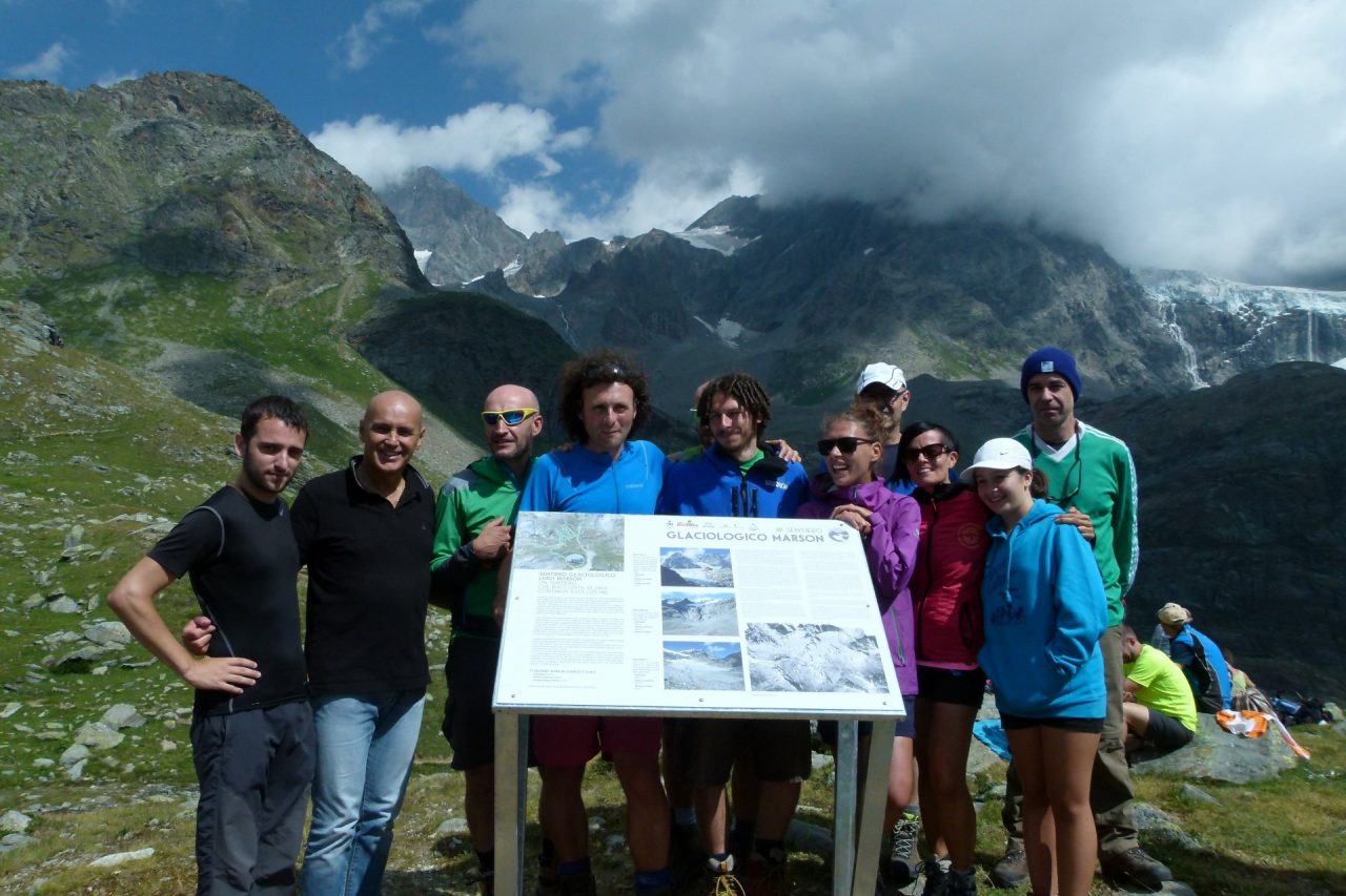 Inaugurata la variante del Sentiero Glaciologico Marson