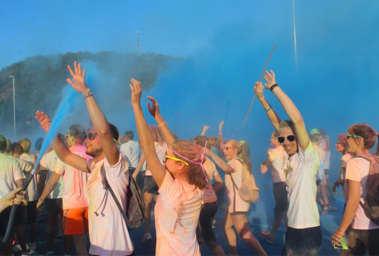 Holi Color Party a Ponte in Valtellina
