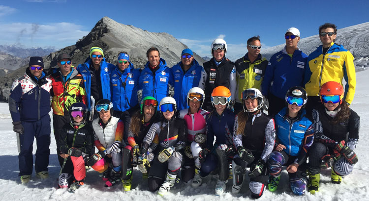 Sci alpino: concluso lo stage allo Stelvio per le ragazze
