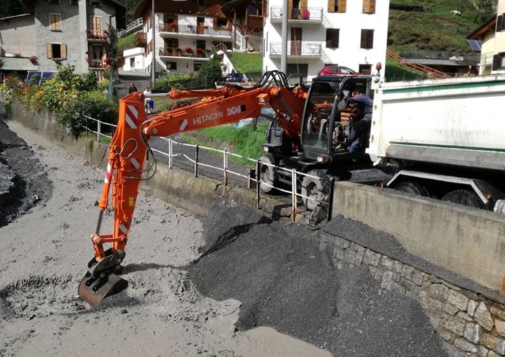 Valdidentro, lavori urgenti sul Rio Scianno