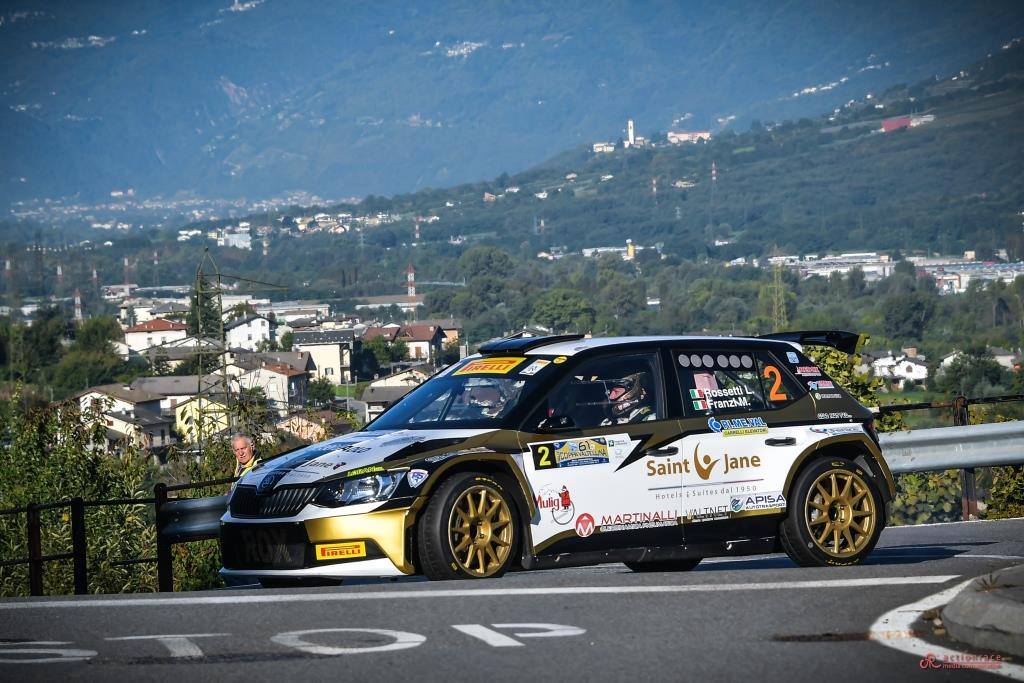 Rossetti nuovo leader del Rally Coppa Valtellina 2017