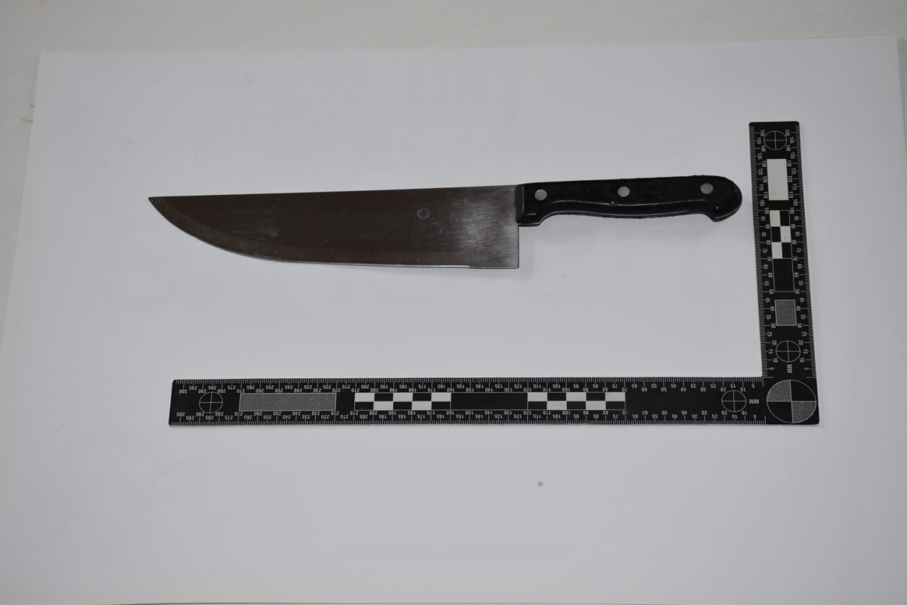 Assale i poliziotti con un coltello