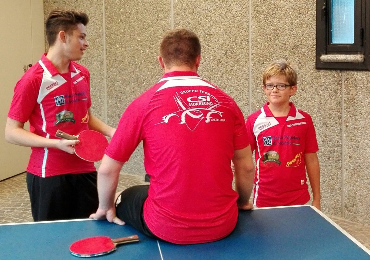 Tennis tavolo: un valtellinese al raduno FITET