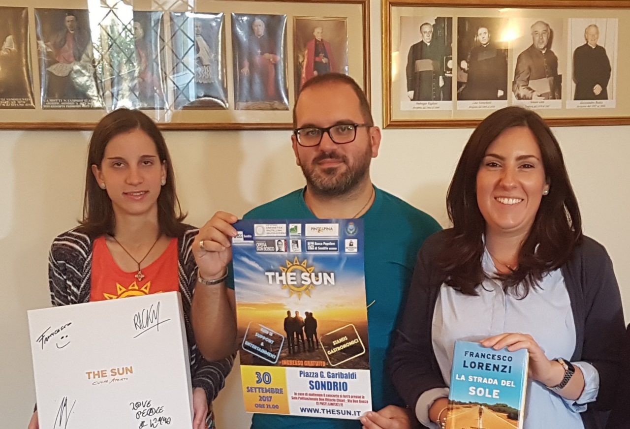 Sabato i “The Sun” si esibiscono a Sondrio