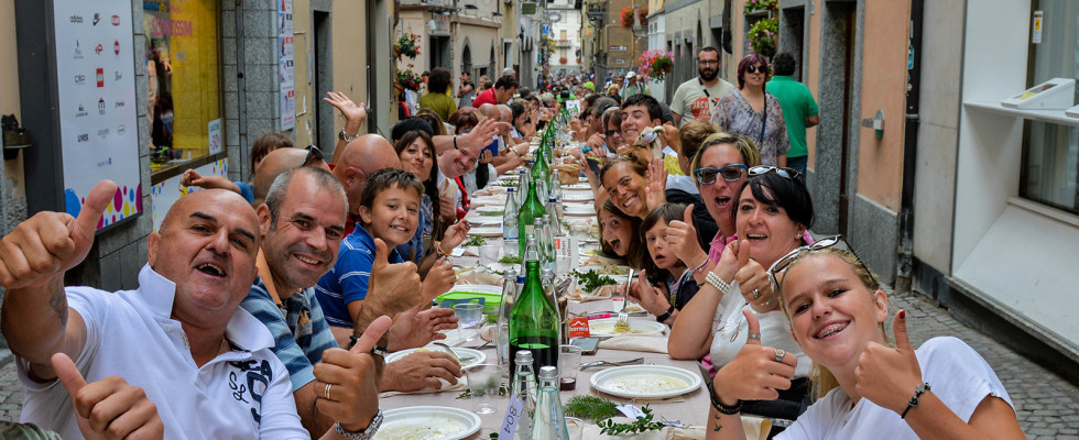 A Bormio la Pizzoccherata più lunga d’Italia