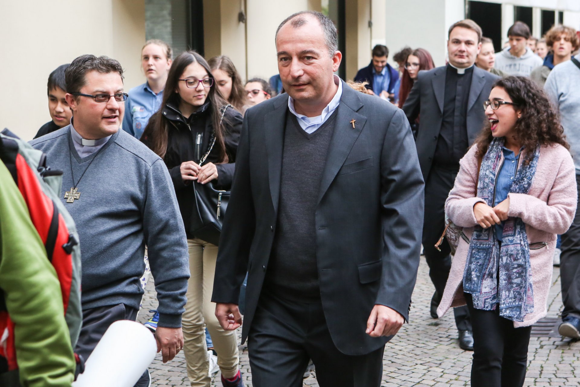 don Christian Bricola, don Alessandro Di Pascale, don Valerio Livio, vescovo oscar cantoni