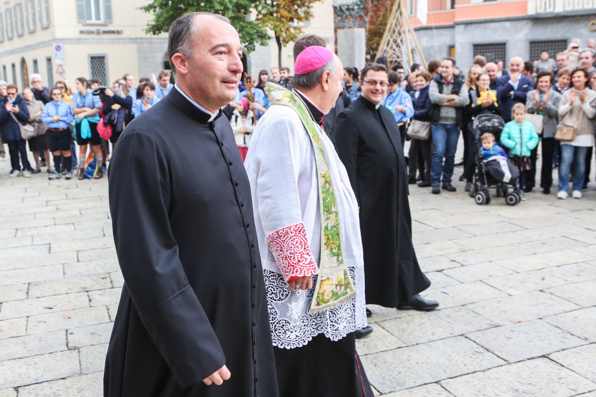 don Christian, don Alessandro e don Valerio