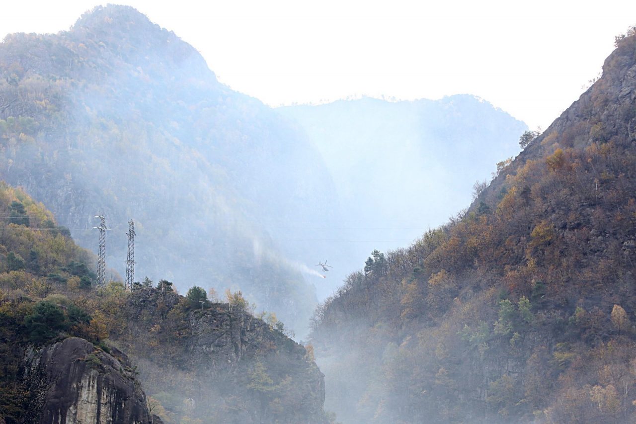 Incendio in Valtellina: “è doloso”