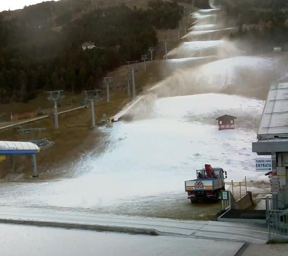 Bormio Ski ha cominciato a sparare neve