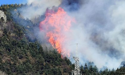 Incendi, +100% i boschi bruciati