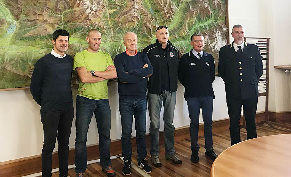 Marco Confortola è testimonial della Protezione civile