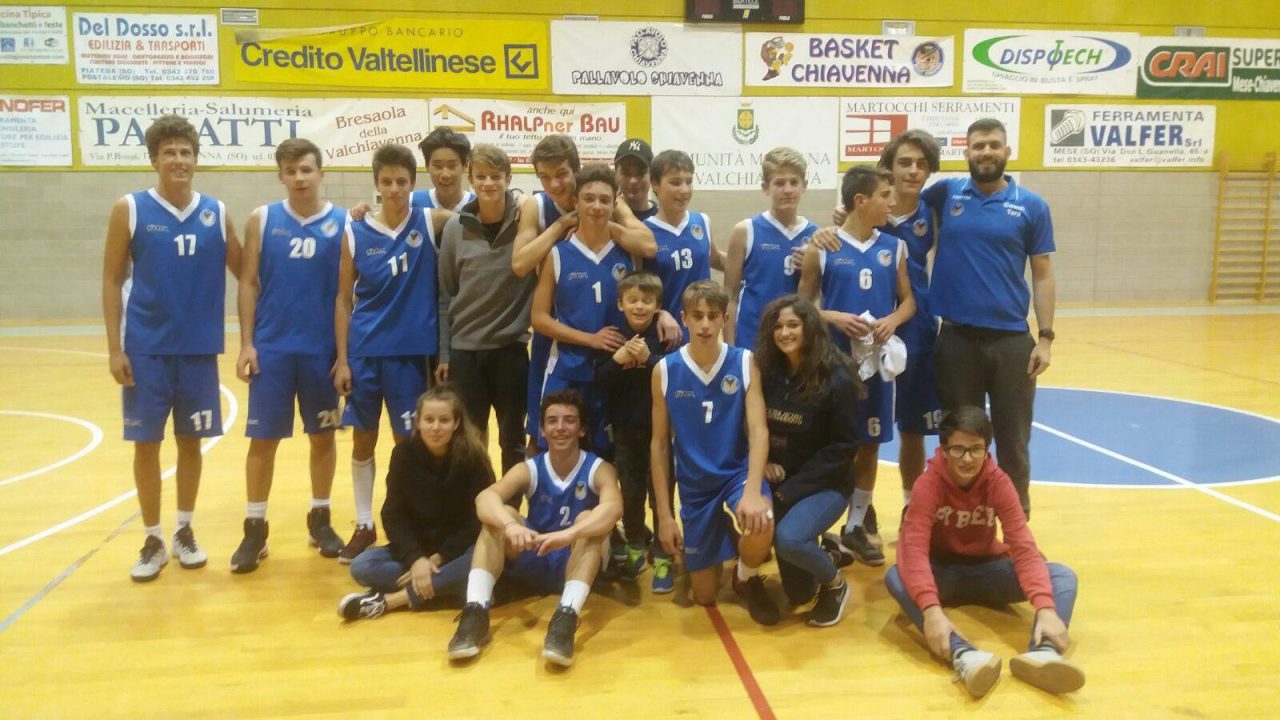 Basket Chiavenna a tutta nel campionato Under 16