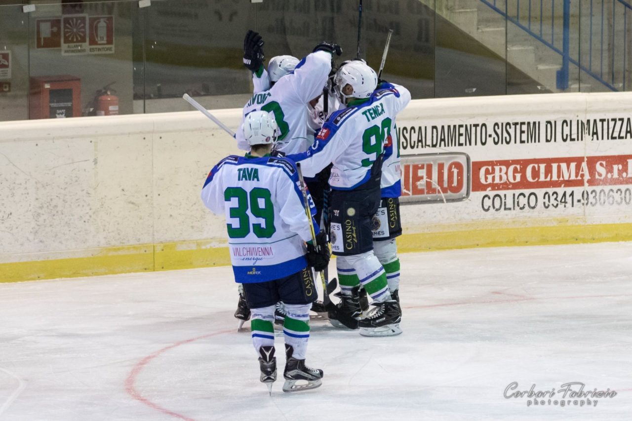 Terza vittoria in quattro partite per l’hockey Chiavenna
