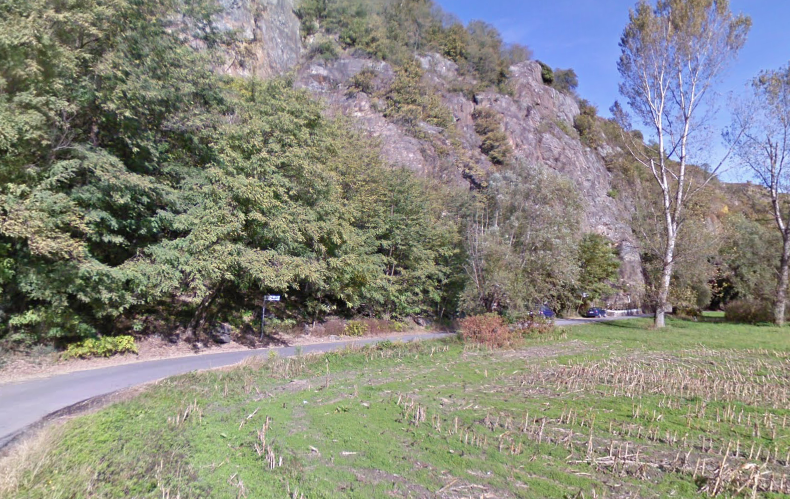 Strada della Sassella chiusa per lavori