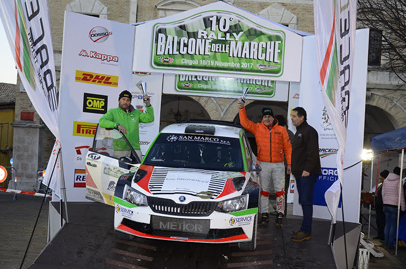 Marco Gianesini nella top ten del decimo Rally Balcone delle Marche