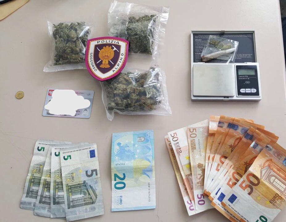 Giovane polacco arrestato a Livigno per spaccio di sostanze stupefacenti