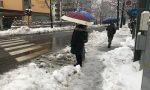 Neve, strade allagate e marciapiedi impraticabili