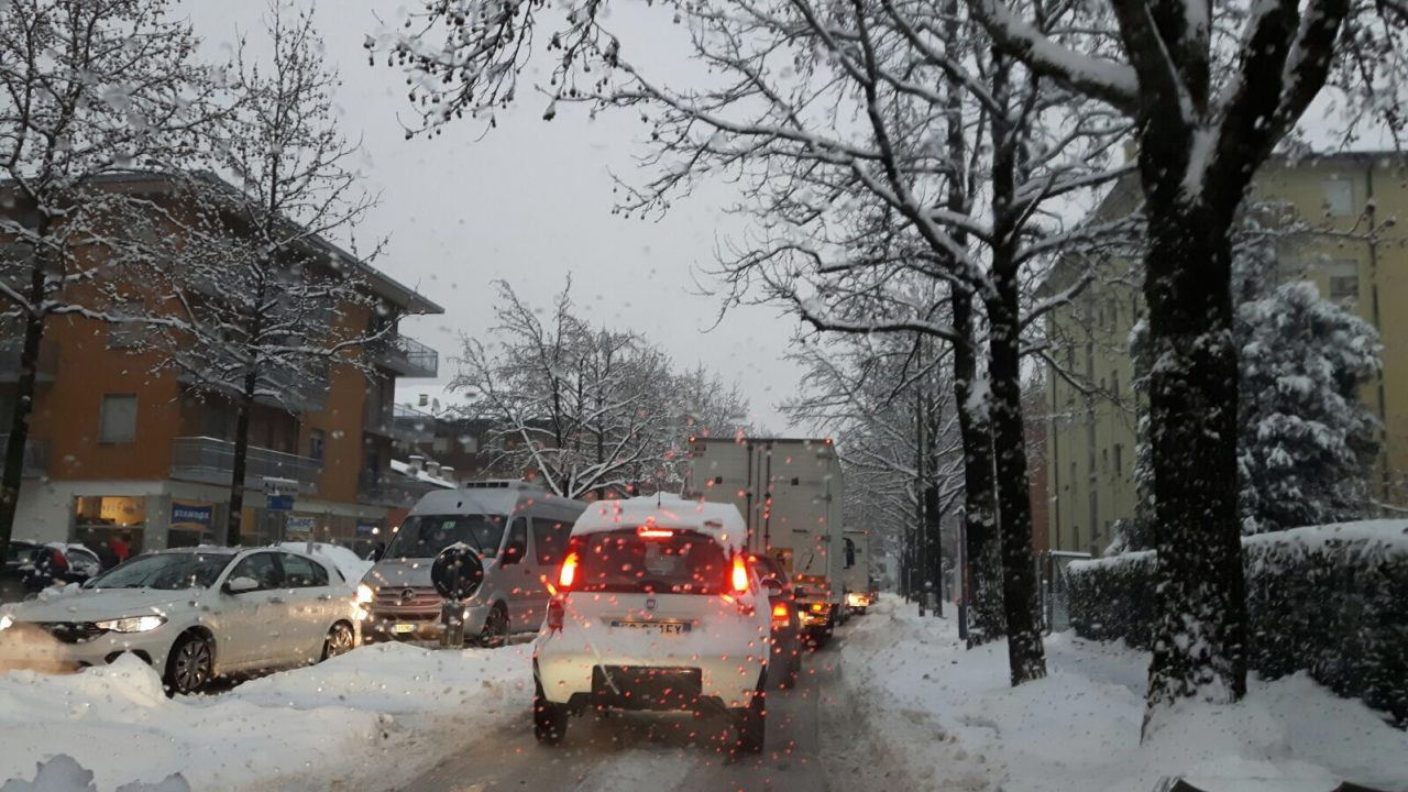 Meteo Valtellina, neve anche nel fondo valle