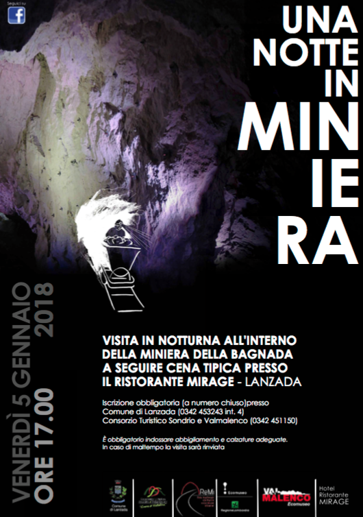 Una notte alla miniera della Bagnada in Valmalenco