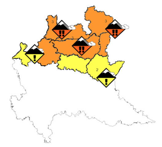 Pericolo valanghe in Valtellina e Valchiavenna VIDEO
