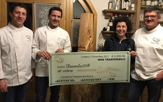 Livigno, 2000 euro all’Associazione Onlus Mattias
