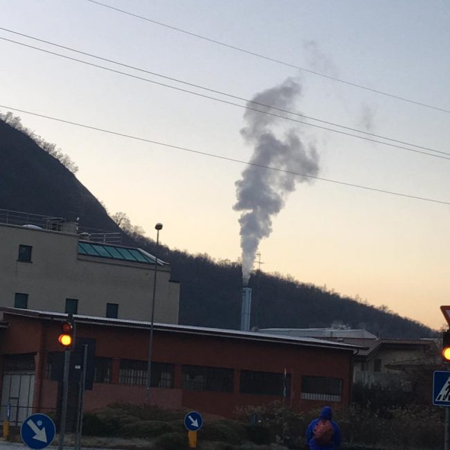 Guasto all’inceneritore, anomala fuoriuscita di vapore