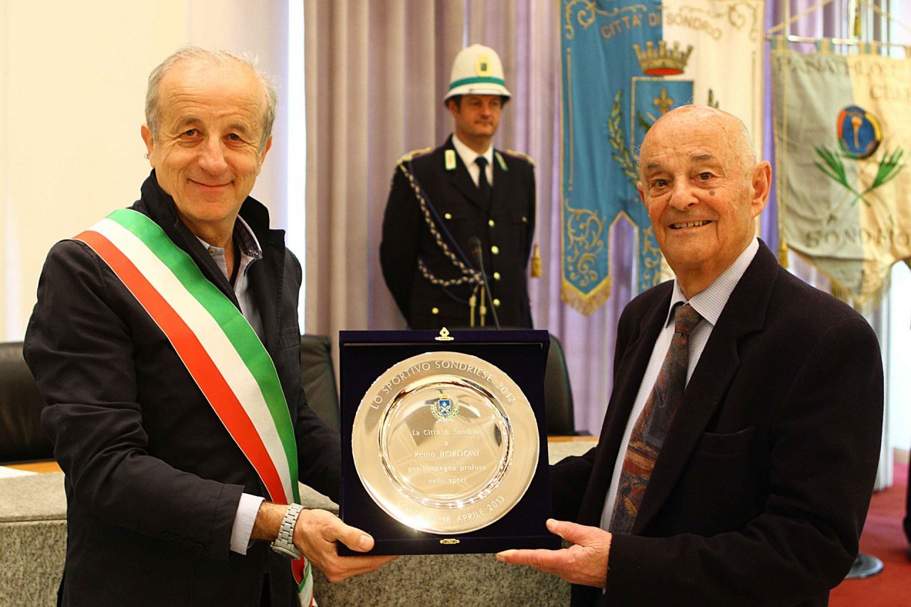 Addio a Remo Bordoni, fu sportivo sondriese dell’anno