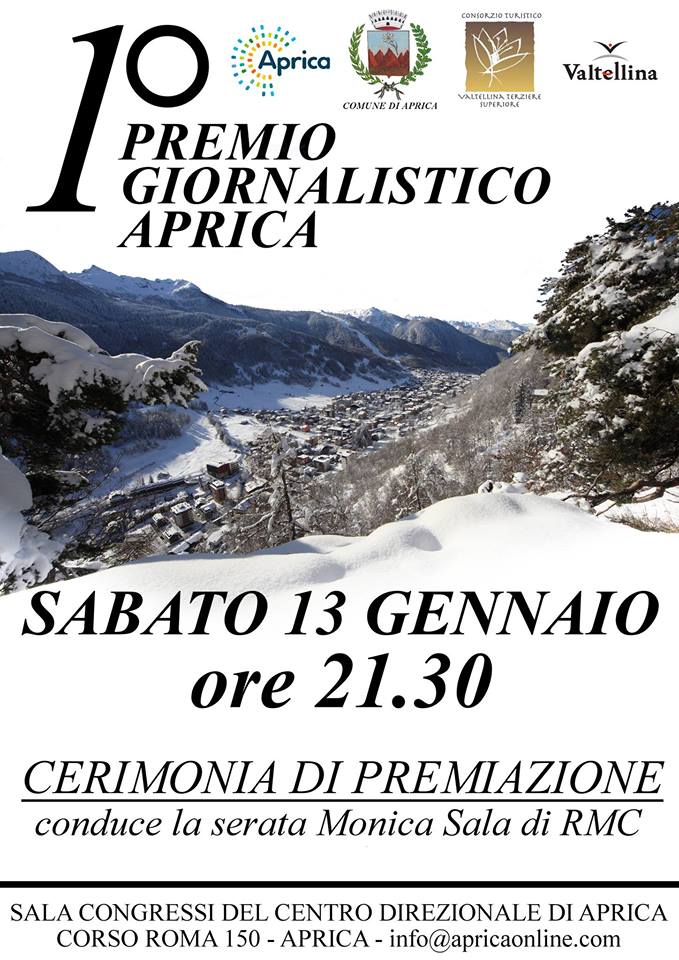 Aprica, primo premio giornalistico