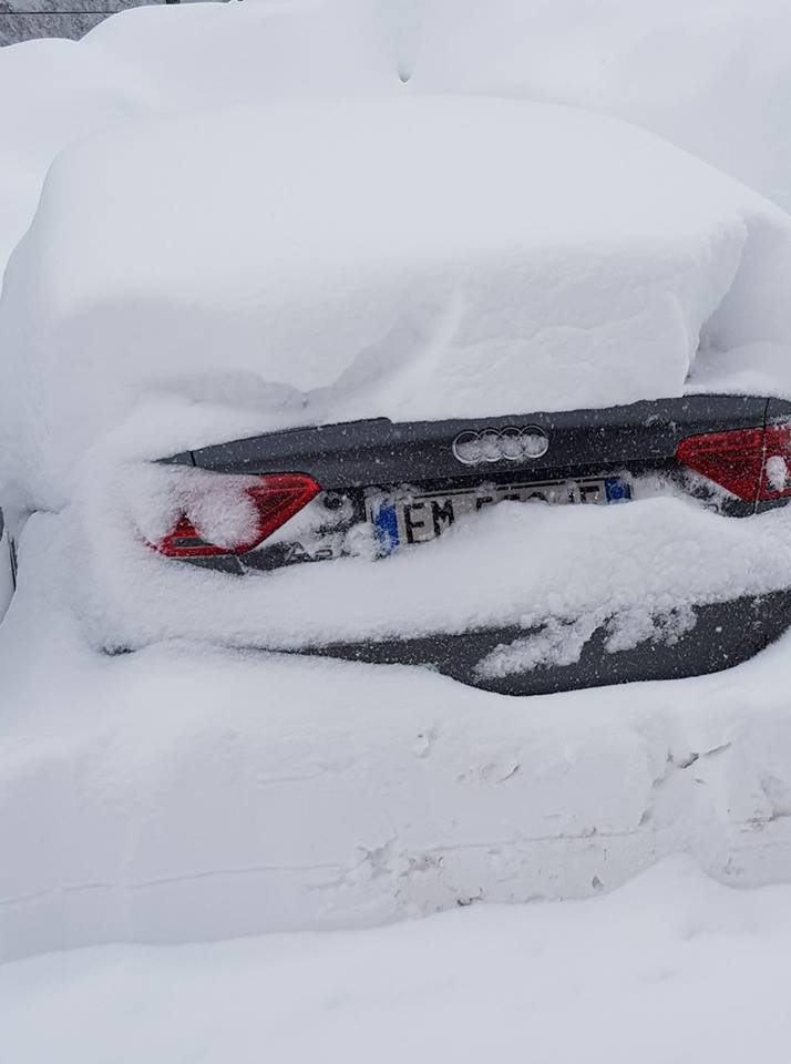 Bufera di neve a Madesimo VIDEO