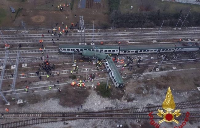 Class action per treno deragliato a Pioltello