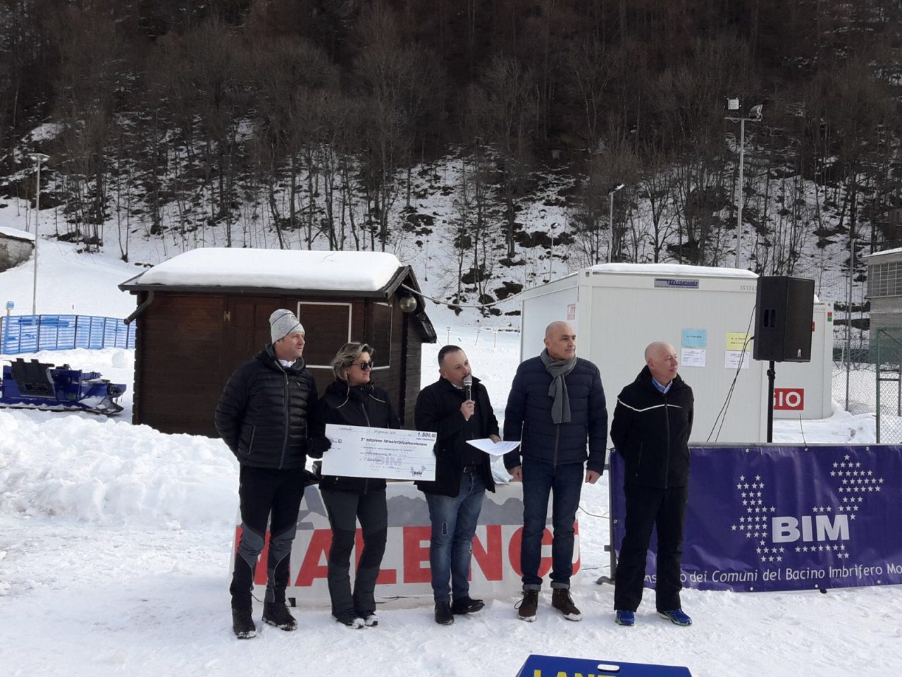 Il Bim insegna ai bimbi la scultura di neve