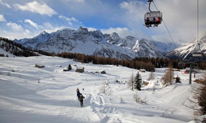 Un metro e mezzo di neve fresca sull'Alpe Palù in Valmalenco