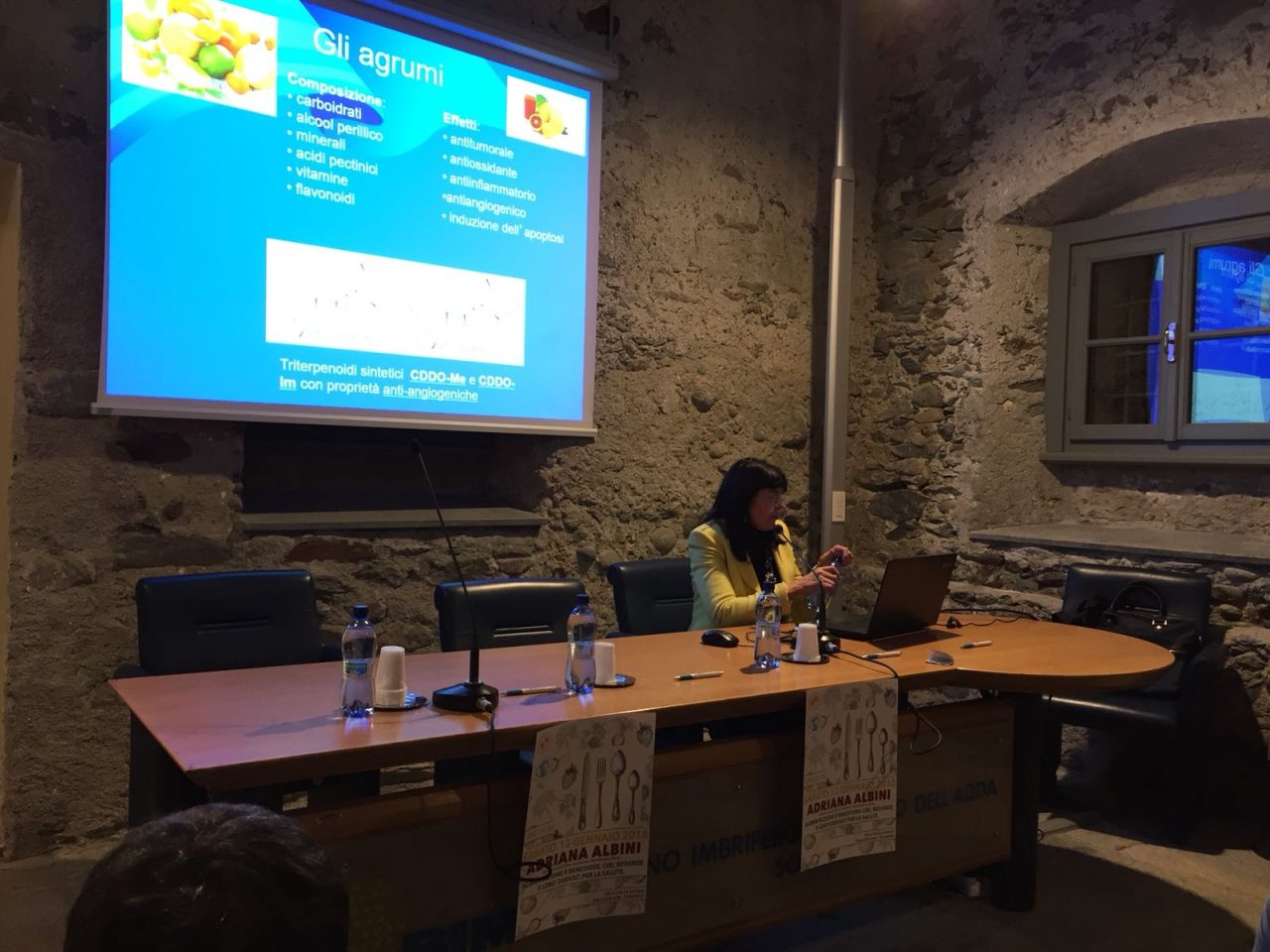 Sondrio, Albini ha parlato di alimentazione e salute