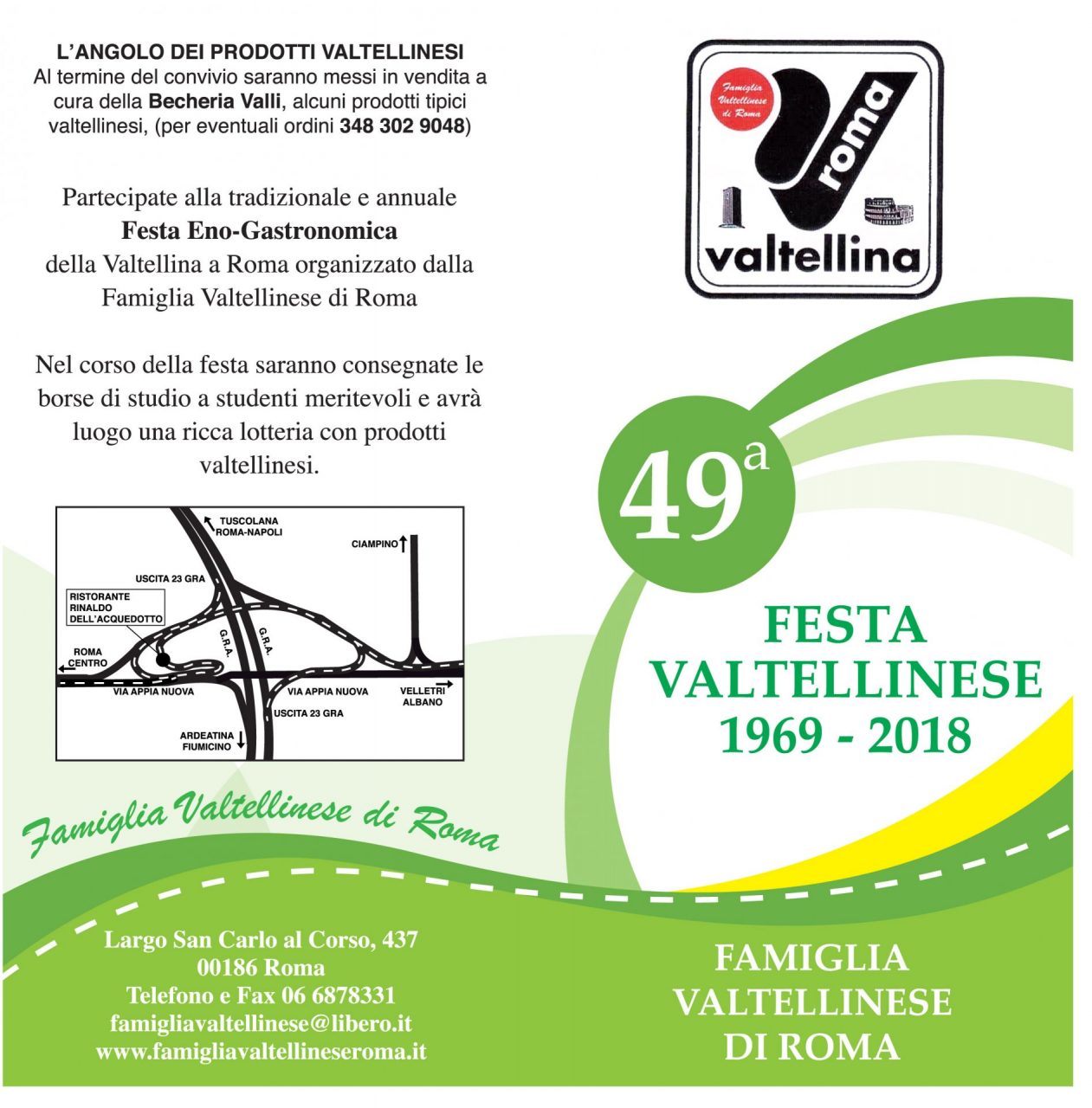 Famiglia Valtellinese di Roma in festa