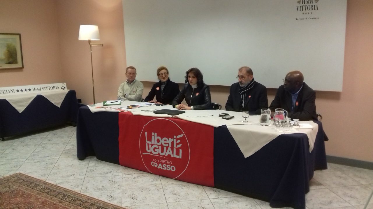 I candidati di Liberi e Uguali presentati a Sondrio