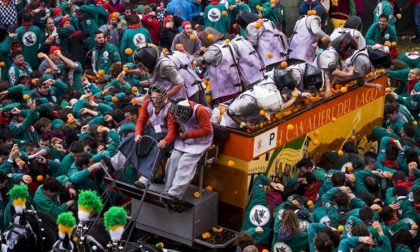 Tempo di Carnevale 2018 in Piemonte la battaglia delle arance