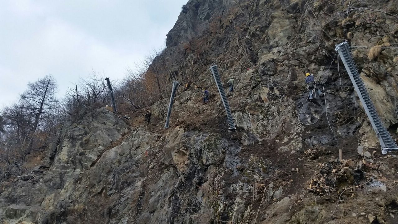 Lavori per la messa in sicurezza della strada provinciale del Tartano