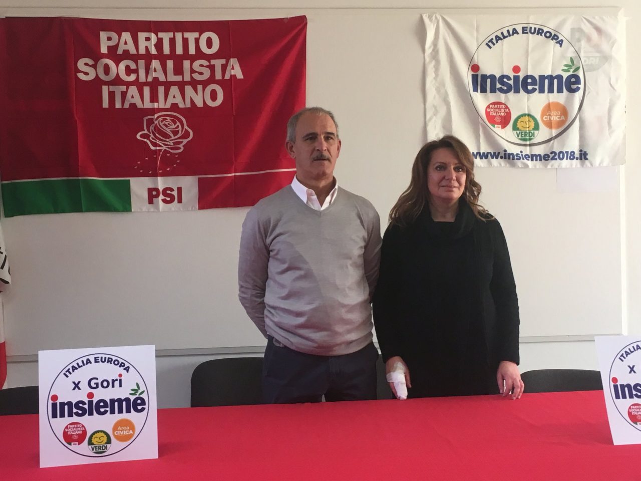 Elisa Ratti e Alessandro Grolli insieme a Gori per le Regionali