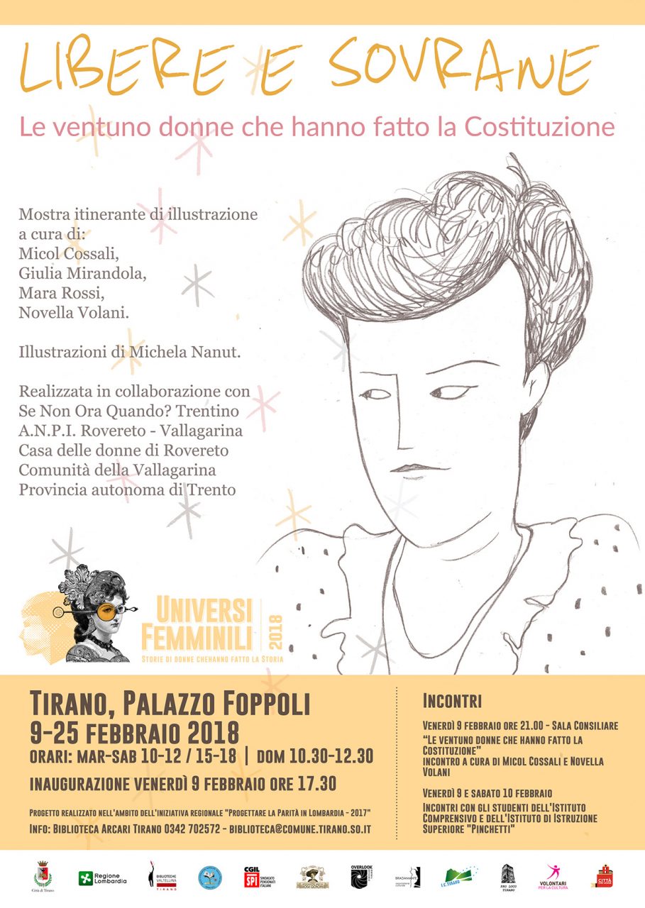 Tirano, oggi inaugurazione di Libere e Sovrane
