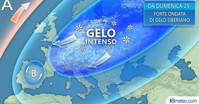 In arrivo ondata di freddo record e neve