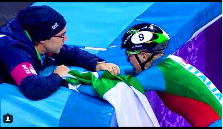 Dopo l’Oro il ringraziamento di Arianna al marito Anthony