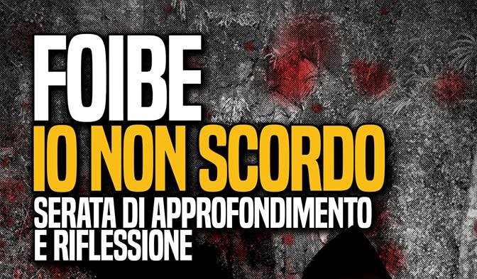 Forza Nuova ricorda i martiri delle Foibe