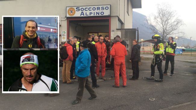 Valanga in Grignetta, senza scampo Giarletta e Artusi del Soccorso Alpino FOTO E VIDEO
